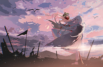 Frieren Beyond Journey S End, frieren-beyond-journeys-end, anime-girl, anime, artist, artwork, digital-art, games, video-games HD wallpaper