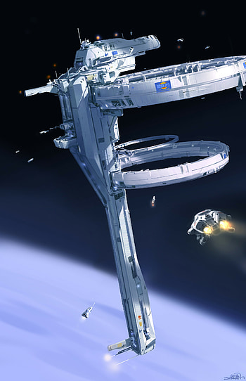 Halo 5, Space Stations HD phone wallpaper