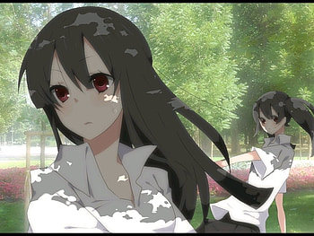 Monoko and Monoe, sisters, monoko, monoe, game, yume nikki, park HD wallpaper