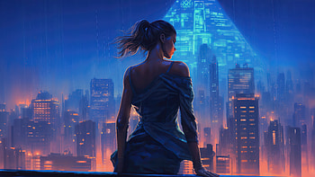 City Cyberpunk, cyberpunk, artist, artwork, digital-art, deviantart HD wallpaper