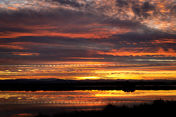 Nature, Rivers, Sunset, Sky, Reflection HD wallpaper