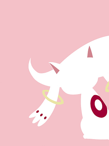 Kyubey, Mahou Shoujo Madoka Magica, Artwork HD phone wallpaper