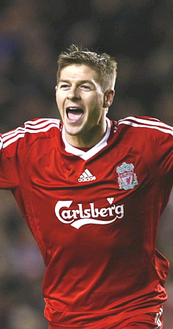 Steven Gerrard, head, soccer HD phone wallpaper