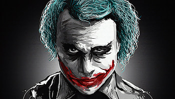 Joker Heath Ledger Art , joker, superheroes, dc-comics, artstation HD wallpaper