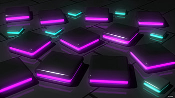 Form, Lilac, 3D, Surface, Neon HD wallpaper