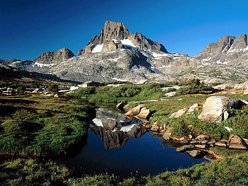 Nature, Stones, Mountains, Lake, Vegetation, California, Nevada HD wallpaper