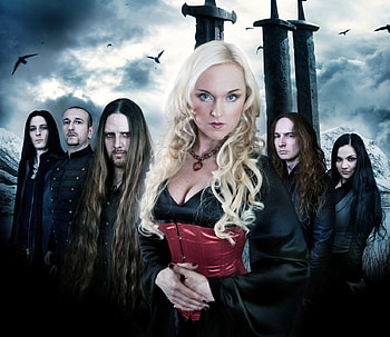 Leaves Eyes, gothic, heavy, music, leaves, eyes, metal, band HD wallpaper