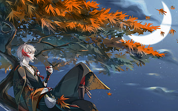 Kaedehara Kazuha, Genshin Impact, Japanese manga, anime characters, Genshin Impact characters HD wallpaper