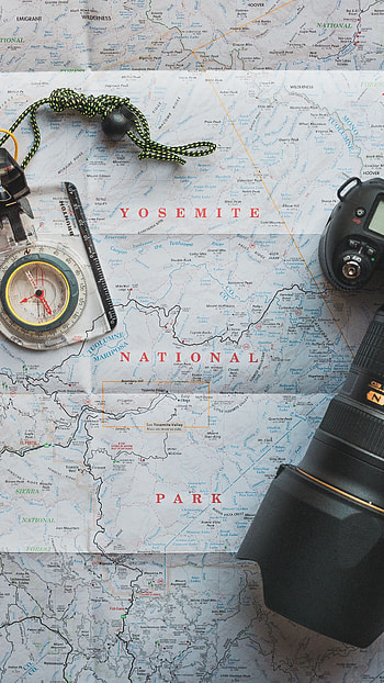 Misc travel , Map and compass, background, and mobile HD phone wallpaper