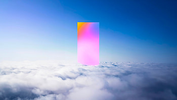 Sky Door, minimalism, minimalist, clouds, door, artist, artwork, digital-art HD wallpaper