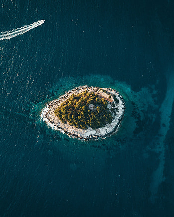 Nature, Sea, View From Above, Island, Croatia, Hvar HD phone wallpaper