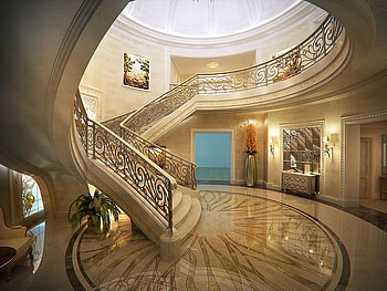 interior, architecture, light, house HD wallpaper
