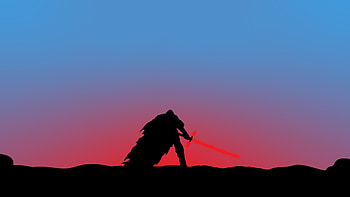 Kylo Ren Minimal , kylo-ren, minimalism, minimalist, movies, artist, artwork, digital-art HD wallpaper