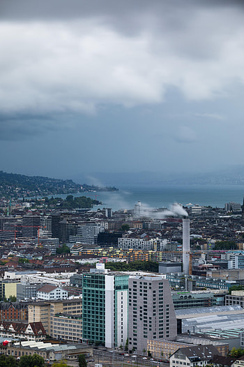 Cities, Water, Mountains, City, Building, Coast HD phone wallpaper