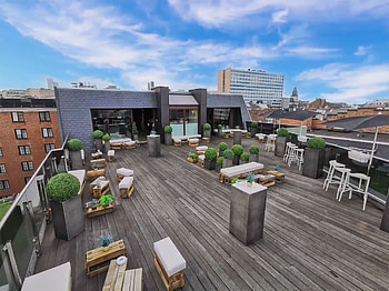 Bar, Rooftop HD wallpaper