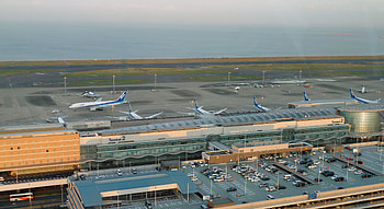 Haneda Airport, Third busiest airport, Japan Times, Travels HD wallpaper