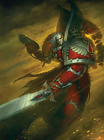 blood_angels bolter chief_librarian hardy_fowler imperium librarian mephiston space_marines sword Warhammer 40k ... HD phone wallpaper
