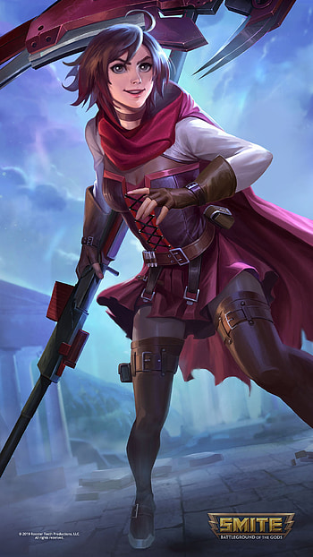 Ruby Rose (RWBY), RWBY, video game, Smite HD phone wallpaper