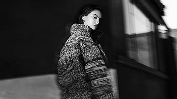 Camila Mendes Hunger Magazine Monochrome, camila-mendes, celebrities, girls, monochrome, black-and-white HD wallpaper