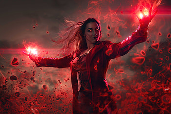 Scarletwitch , wanda-vision, scarlet-witch, tv-shows, cosplay HD wallpaper