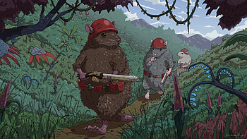 Rat Force, paint, force, art, Rat HD wallpaper