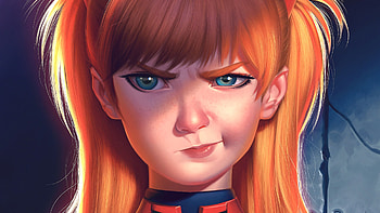 Asuka Langley Soryu, anime-girl, anime, artist, artwork, digital-art, artstation HD wallpaper