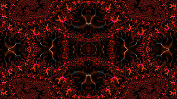 Trippy Psychedelic Fractal, trippy, psychedelic, aesthetic, red, Abstract, fractal HD wallpaper
