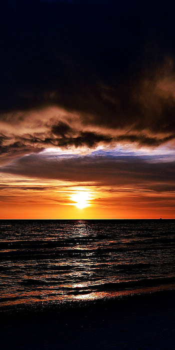 Dark sunset, , Android and iOS, Best of HD phone wallpaper
