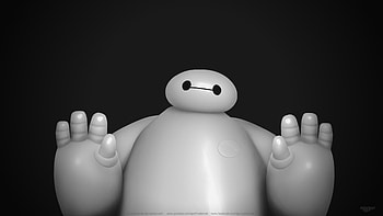 Baymax Big Hero 6, big-hero-6, movies, animated-movies, cartoons, deviantart HD wallpaper