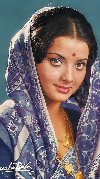 Yogeetha Bali, vintage actress, bollywood movie HD phone wallpaper