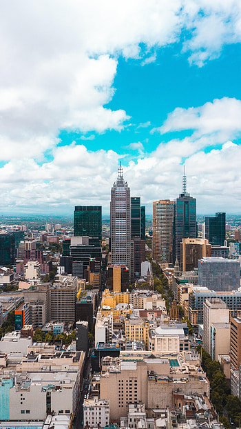 Cities, City, Building, View From Above, Megalopolis, Megapolis, Urban Landscape, Cityscape HD phone wallpaper