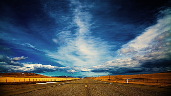 Landscape, Roads HD wallpaper