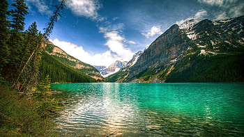 Lake Louise, Travels, Natural beauty, Serene ambiance HD wallpaper