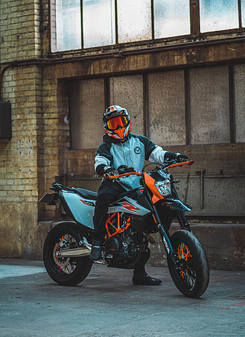 Motorcycles, Motorcyclist, Motorcycle, Ktm, Ktm 690 Smc HD phone wallpaper