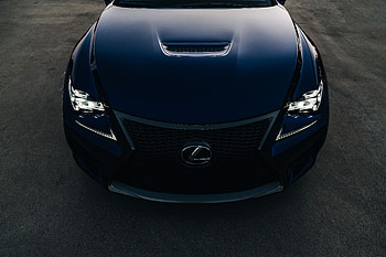 Lexus, Cars, Front View, Headlight, Hood, Lexus Rc F HD wallpaper