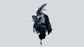Mask, warrior, anime boy HD wallpaper