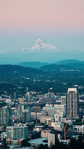 Portland Oregon Skyline, Bristol urban apartments blog HD phone wallpaper