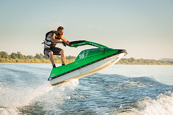 Jet Skiing sports, Thrilling action, Adrenaline rush, Exciting water rides HD wallpaper