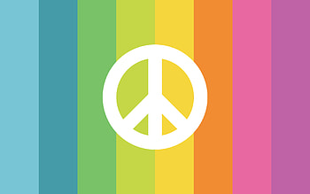 Colorful Peace HD wallpaper