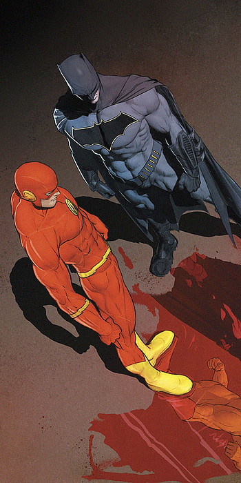 Batman and the Flash, Flash, Batman, Comic, DC Comics HD phone wallpaper