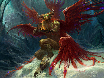 The Fire Keeper, , keeper, fantasy, snow, red, cool, creature, new, fire HD wallpaper