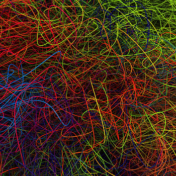 Multicolored, Motley, Texture, Lines, Textures, Neon, Glow, Plexus HD phone wallpaper