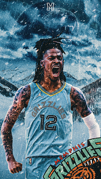Ja Morant, basketball, memphis, jamorant, sports, sportsdesign, design, nba, grizzlies HD phone wallpaper