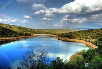 Nature, Trees, Clouds, Lake, Shore, Ripples, Ripple, Shores HD wallpaper