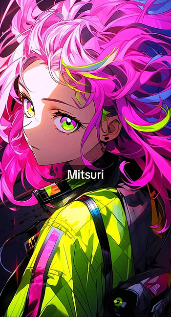 Mitsuri kanroji, Anime, Demon Slayer: Kimetsu no Yaiba, Mitsuri Kanroji HD phone wallpaper