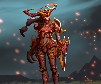 Shyvana - League Of Legends, Shyvana (League Of Legends), video game, League Of Legends HD wallpaper