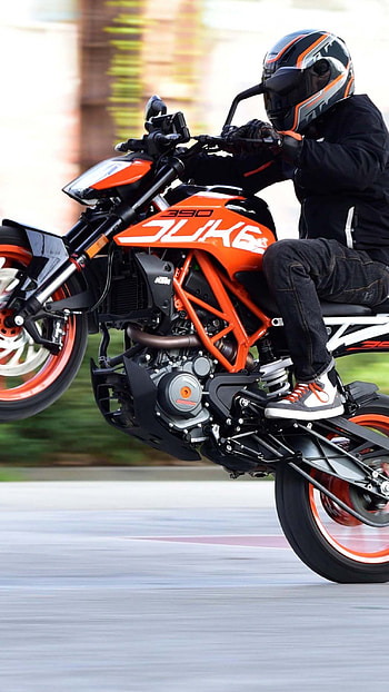 Ktm Duke 390, Racing, Bike HD phone wallpaper