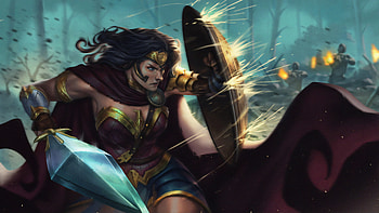 Wonder Woman Fanart, wonder-woman, superheroes, artwork HD wallpaper