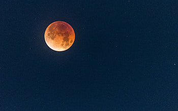 Universe, Moon, Starry Sky, Full Moon HD wallpaper