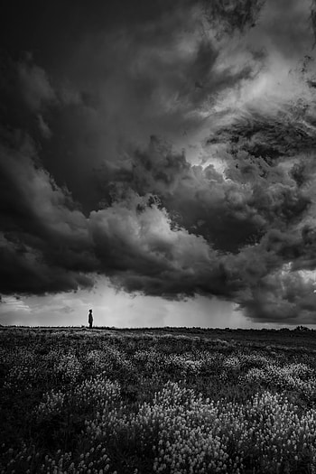 Miscellanea, Miscellaneous, Bw, Chb, Loneliness, Sad, Alone, Lonely, Spaciousness, Scope, Sadly HD phone wallpaper